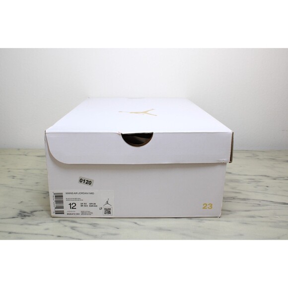 Nike Air Jordan 1 Mid Women's Sneakers-Black/Gym Red (US 12 Women’s) NEW IN BOX - Picture 12 of 13